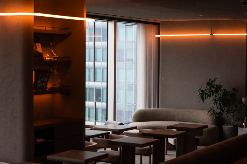 East coast wings bar and lounge area interior