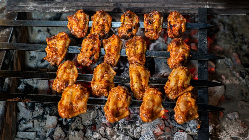 Crispy golden wings fresh from our kitchen
